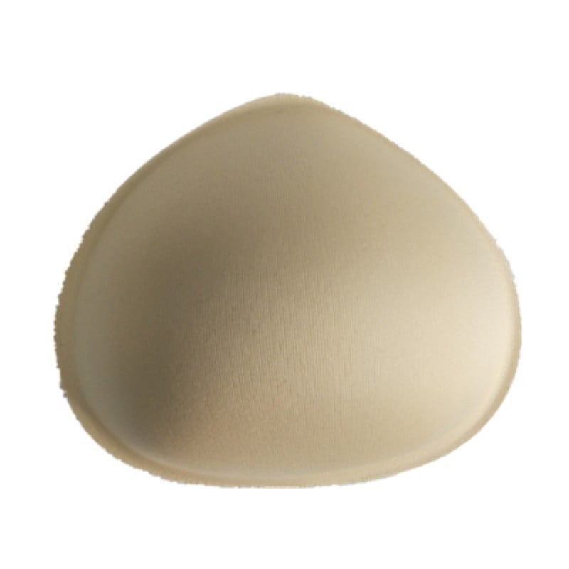 Liemenėlės įdėklas trikampio formos, medvilnės, storas, skirtas krūtinės aukščiui padidinti