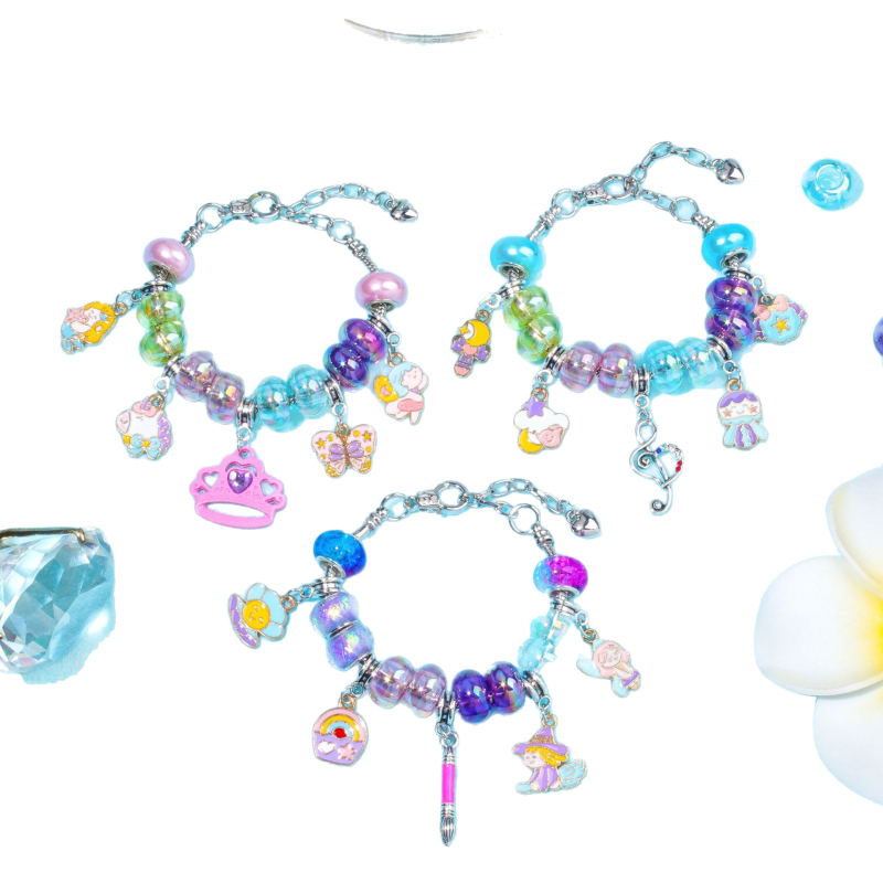 Brățară pentru copii din aliaj cu electroplacare, design cu personaje de desene animate, bijuterii pentru mână, Vara 2025