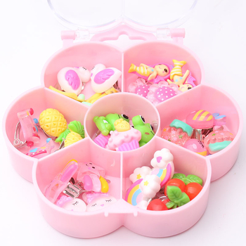 Dječje klips naušnice – crtani dizajn, Serija Princeza, materijal plast/smola, ručna izrada