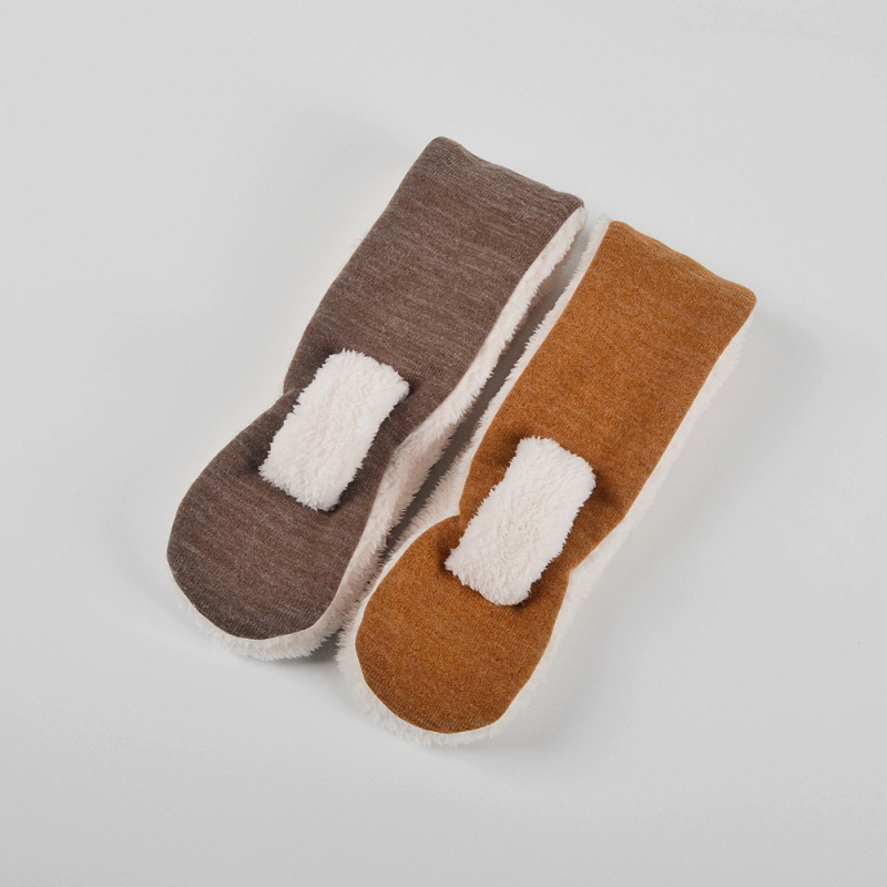 Moinmlon zimski dječji pleteni šal – pravokutnog oblika, jednostavna pletenina, jednobojni uzorak, zadržava toplinu