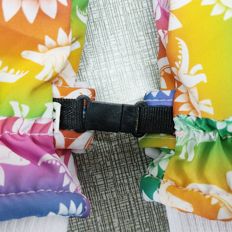 Gyerekeknek készült síkesztyű mitten-stílusban, karikatúra mintával, meleg, nyomtatott felülettel, testre szabható