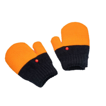 Dječje pletene rukavice s motivom guske - (Materijal: pleteni; Funkcija: zadržavanje topline; Dob: 3–6 godina)