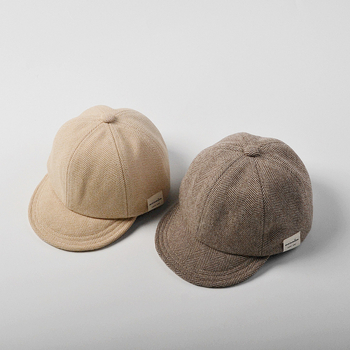 Moinmlon pălărie de bebeluș pentru primăvară și toamnă, formă cupolă, margine lată, poliester, protecție UV, respirabilă, caldă, rezistentă la vânt, pentru copii 6–12 luni până la 2–4 ani