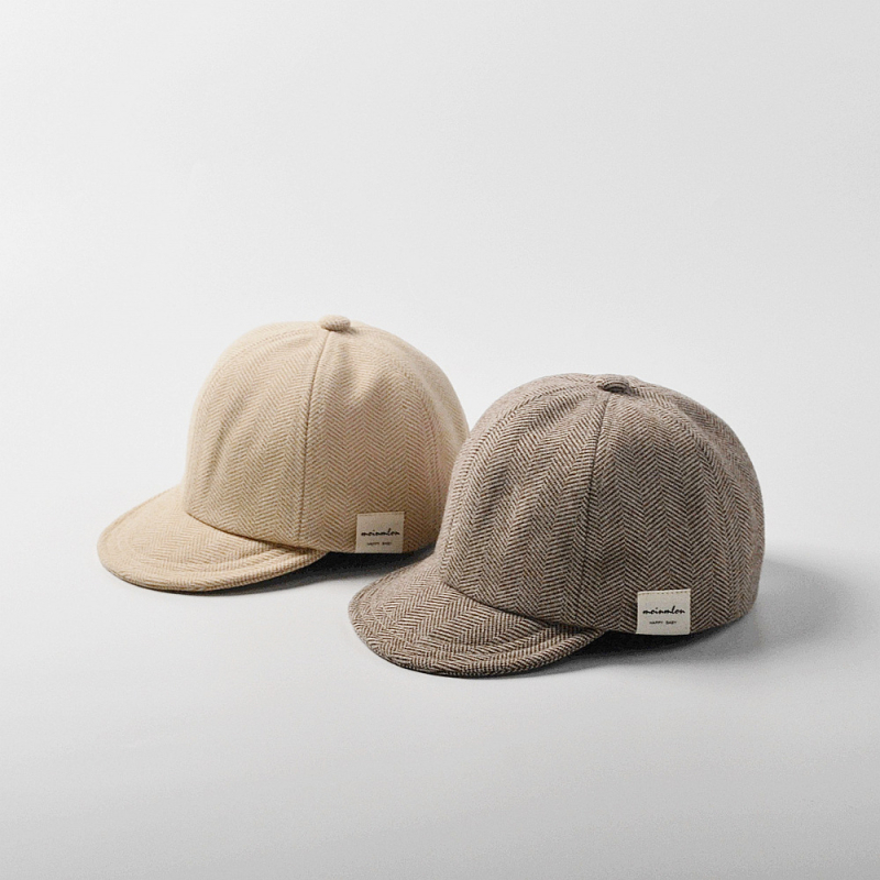 Moinmlon pălărie de bebeluș pentru primăvară și toamnă, formă cupolă, margine lată, poliester, protecție UV, respirabilă, caldă, rezistentă la vânt, pentru copii 6–12 luni până la 2–4 ani