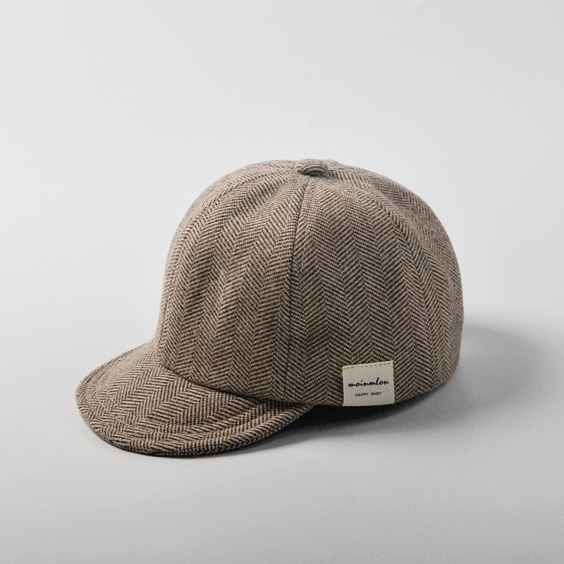 Moinmlon pălărie de bebeluș pentru primăvară și toamnă, formă cupolă, margine lată, poliester, protecție UV, respirabilă, caldă, rezistentă la vânt, pentru copii 6–12 luni până la 2–4 ani