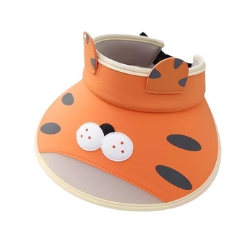 Šešir za sunce s otvorenim vrhom i velikim obodom – crtani stil, poliester, zaštita od sunca za djecu (0–12 mjeseci do 10+ godina)