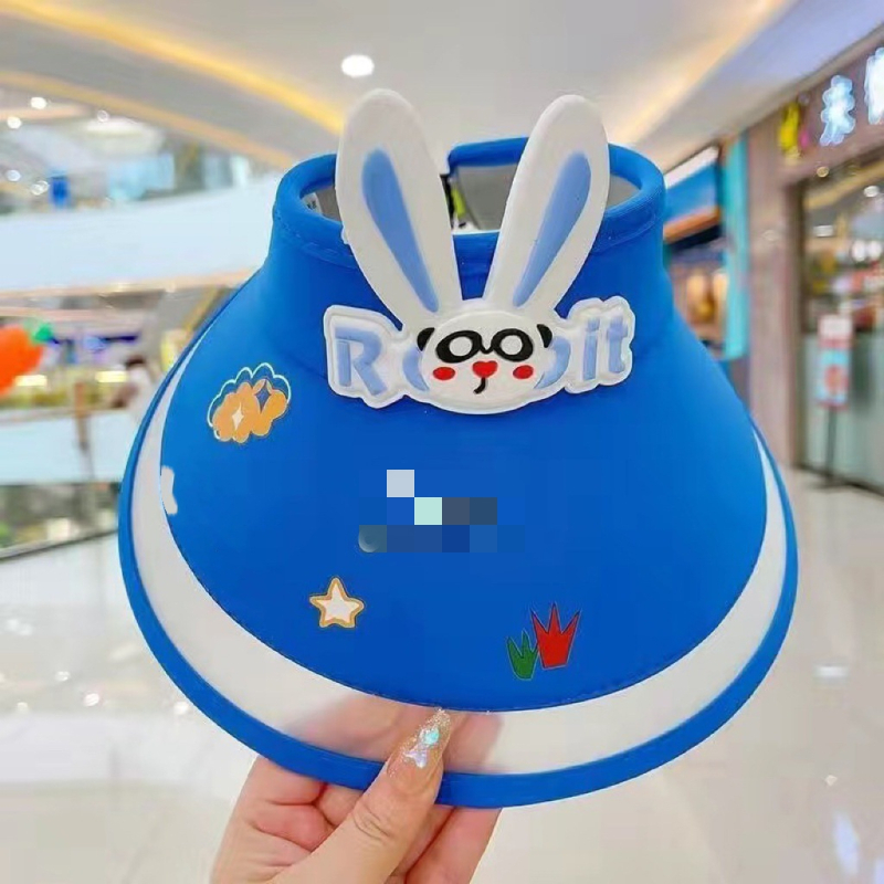 Šešir za sunce s otvorenim vrhom i velikim obodom – crtani stil, poliester, zaštita od sunca za djecu (0–12 mjeseci do 10+ godina)