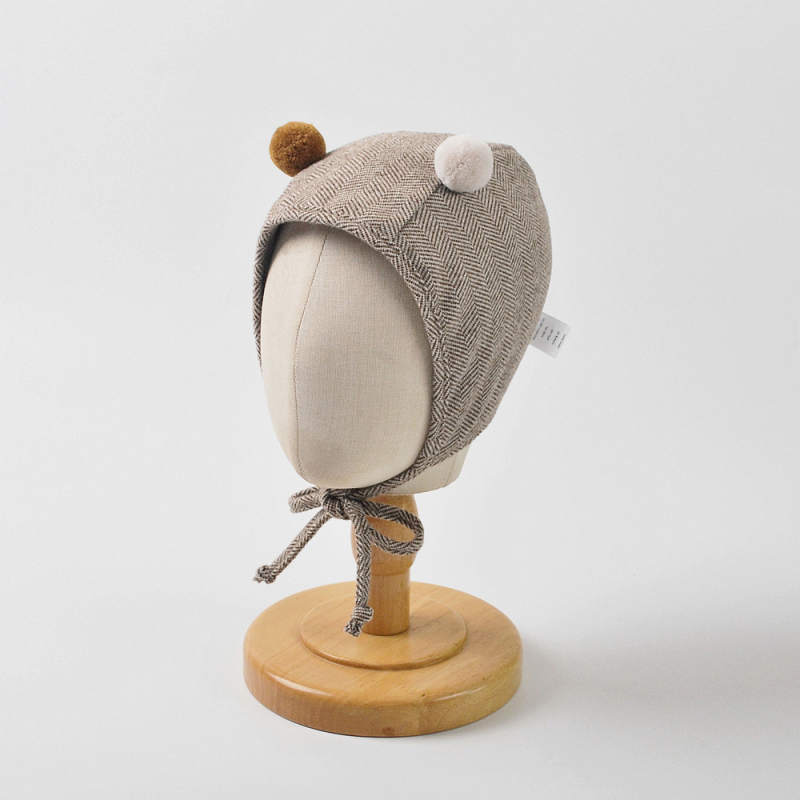 moinmlon Pălărie de bebeluș pull-over — caldă și rezistentă la vânt, formă dom, poliester