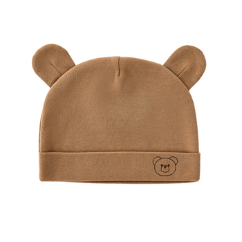 Dječja kapica za bebu, dvostruko slojna od 100% pamuka, za sve sezone, kupolastog oblika, bez oboda, prozračna i otporna na vjetar