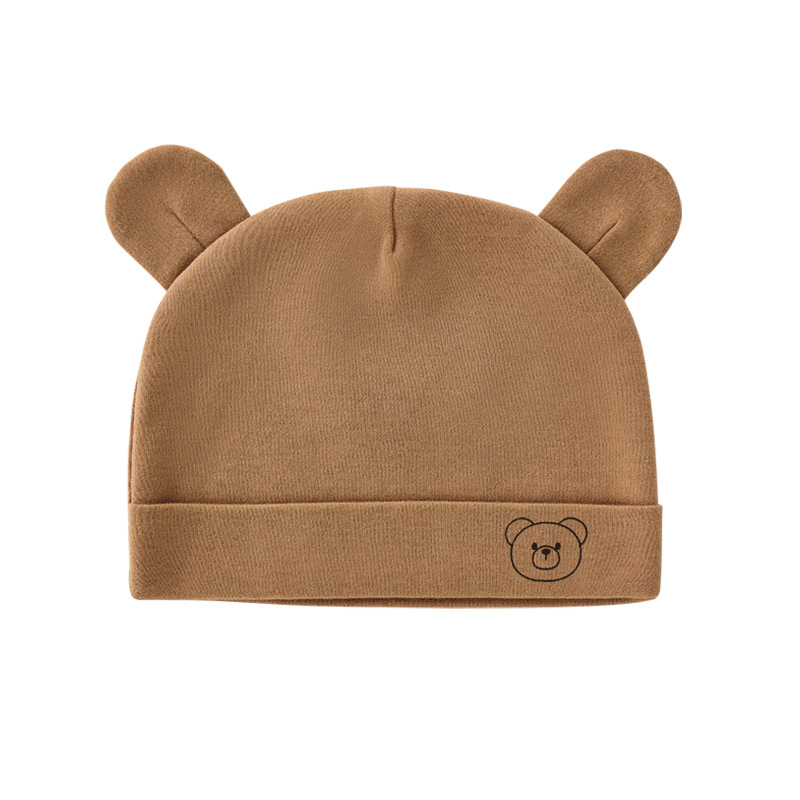 Dječja kapica za bebu, dvostruko slojna od 100% pamuka, za sve sezone, kupolastog oblika, bez oboda, prozračna i otporna na vjetar