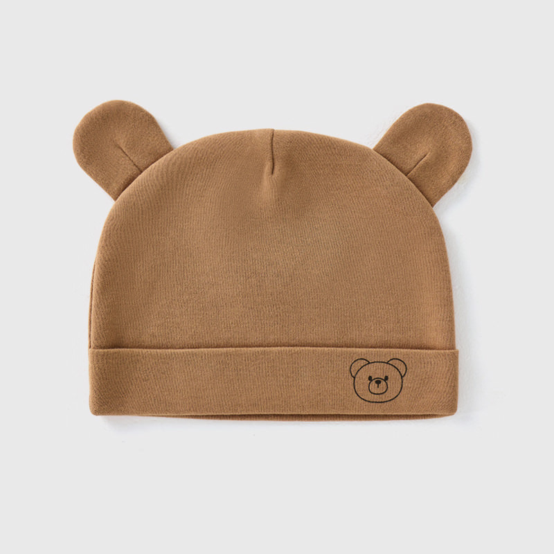 Dječja kapica za bebu, dvostruko slojna od 100% pamuka, za sve sezone, kupolastog oblika, bez oboda, prozračna i otporna na vjetar