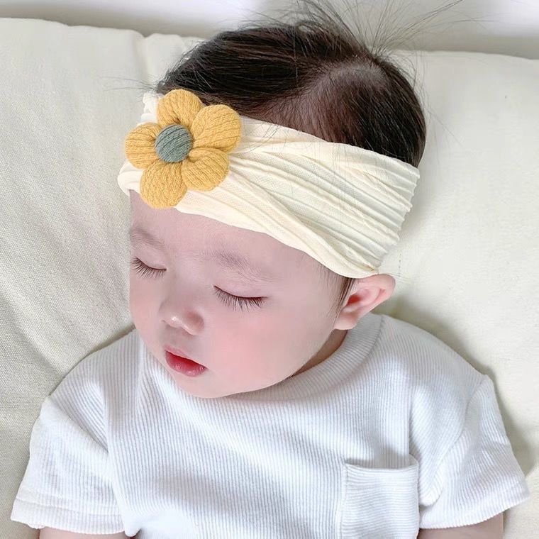 Dječja traka za kosu s zaštitom fontanele, ljeto, otporna na vjetar, za 0–12 mjeseci, univerzalni stil