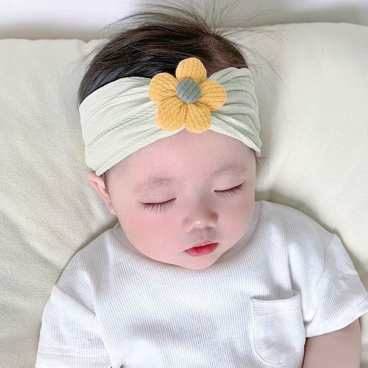 Dječja traka za kosu s zaštitom fontanele, ljeto, otporna na vjetar, za 0–12 mjeseci, univerzalni stil
