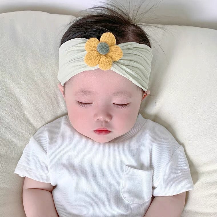 Dječja traka za kosu s zaštitom fontanele, ljeto, otporna na vjetar, za 0–12 mjeseci, univerzalni stil