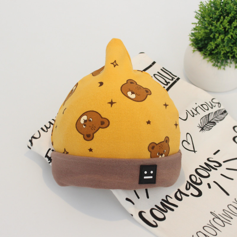 Pulover kapa - pamuk preko 96%, topla i otporna na vjetar, zimska kapa za djecu 0–2 godina, originalni dizajn