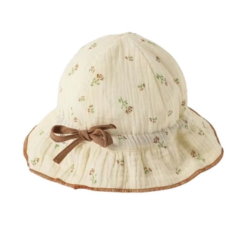Bucket Hat za bebe, široki rub, pamuk, zaštita od sunca, uzrast 0–2 godine, proljeće–jesen
