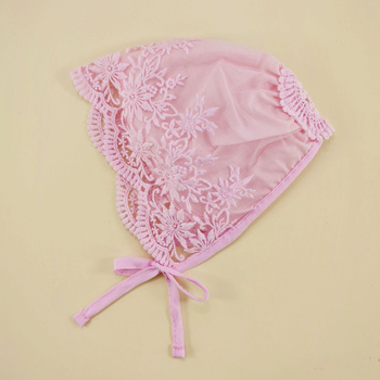 Dječja sunčana kapa s kratkim obodom i kupolastim vrhom, vezena, lycra pamuk s elastanom, zaštita od sunca