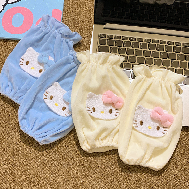 Manșete din catifea pentru femei – stil desen animat, model 10122, anti-murdărie, toate sezoanele