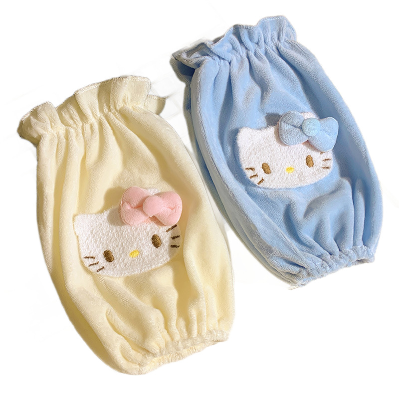 Manșete din catifea pentru femei – stil desen animat, model 10122, anti-murdărie, toate sezoanele