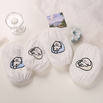 Muye Fei Manșete de Protecție cu Model Cartoon – Poliester, Anti-Murdărire, pentru Copii și Adolescenți