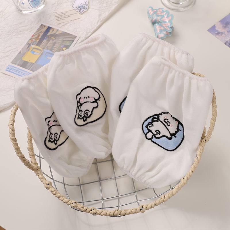 Muye Fei Manșete de Protecție cu Model Cartoon – Poliester, Anti-Murdărire, pentru Copii și Adolescenți