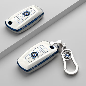 Θήκη κλειδιού BMW — TPU, απλός σχεδιασμός, χωρίς δυνατότητα εξατομίκευσης; Συμβατό με σειρές 1/2/3/4/5 και X3, συμπεριλαμβανομένης της 3 Series GT και 320Li