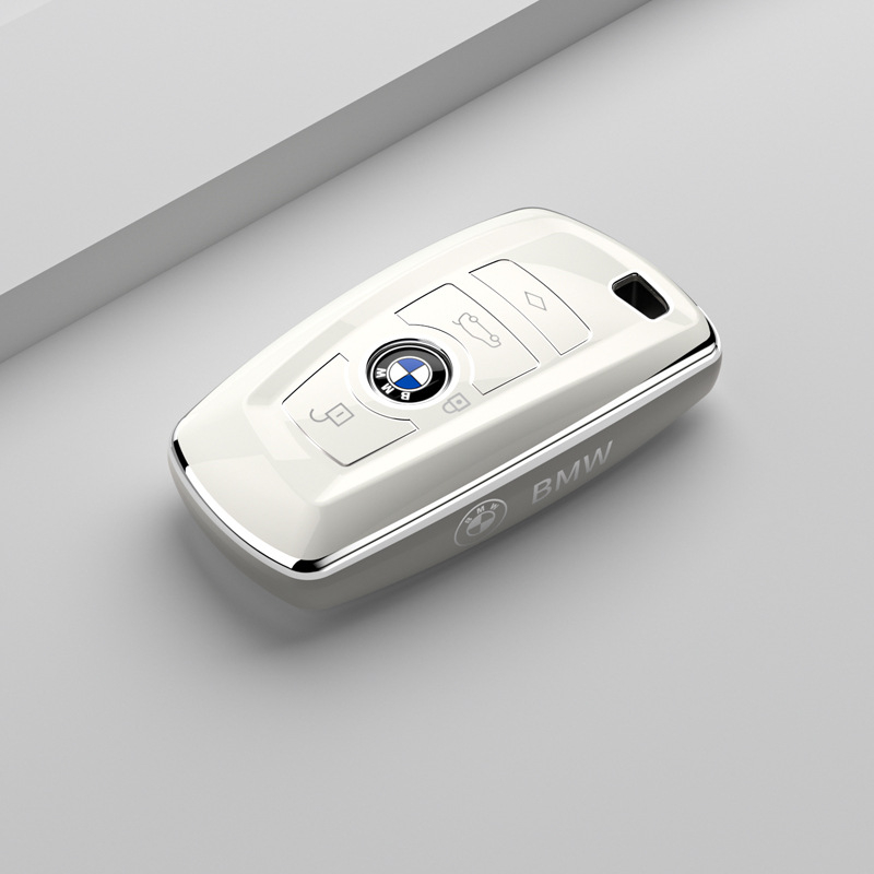 Θήκη κλειδιού BMW — TPU, απλός σχεδιασμός, χωρίς δυνατότητα εξατομίκευσης; Συμβατό με σειρές 1/2/3/4/5 και X3, συμπεριλαμβανομένης της 3 Series GT και 320Li