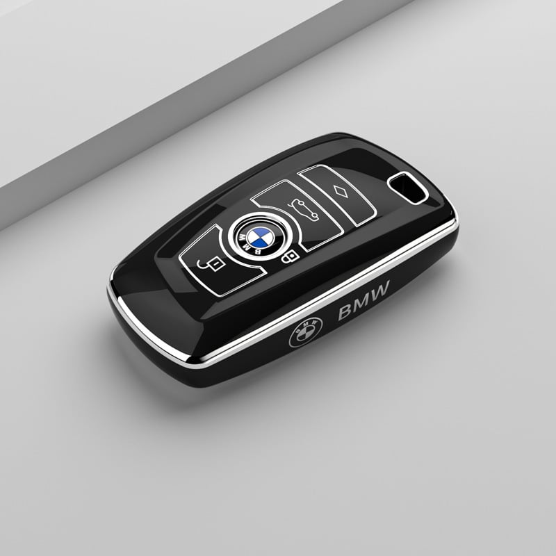 Θήκη κλειδιού BMW — TPU, απλός σχεδιασμός, χωρίς δυνατότητα εξατομίκευσης; Συμβατό με σειρές 1/2/3/4/5 και X3, συμπεριλαμβανομένης της 3 Series GT και 320Li