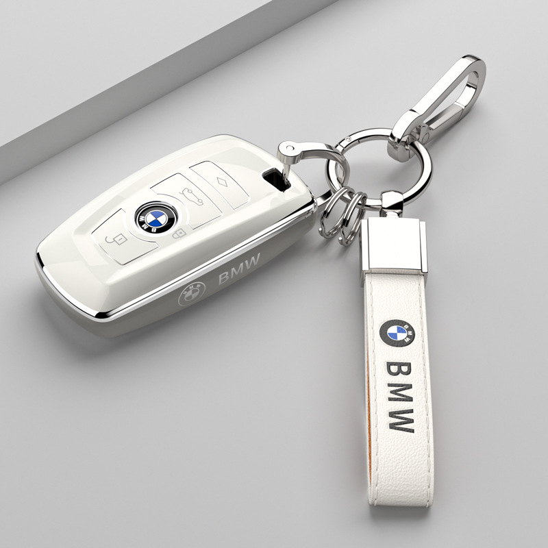 Θήκη κλειδιού BMW — TPU, απλός σχεδιασμός, χωρίς δυνατότητα εξατομίκευσης; Συμβατό με σειρές 1/2/3/4/5 και X3, συμπεριλαμβανομένης της 3 Series GT και 320Li