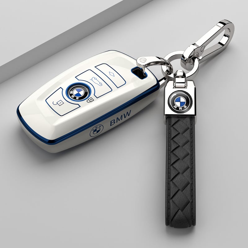 Θήκη κλειδιού BMW — TPU, απλός σχεδιασμός, χωρίς δυνατότητα εξατομίκευσης; Συμβατό με σειρές 1/2/3/4/5 και X3, συμπεριλαμβανομένης της 3 Series GT και 320Li