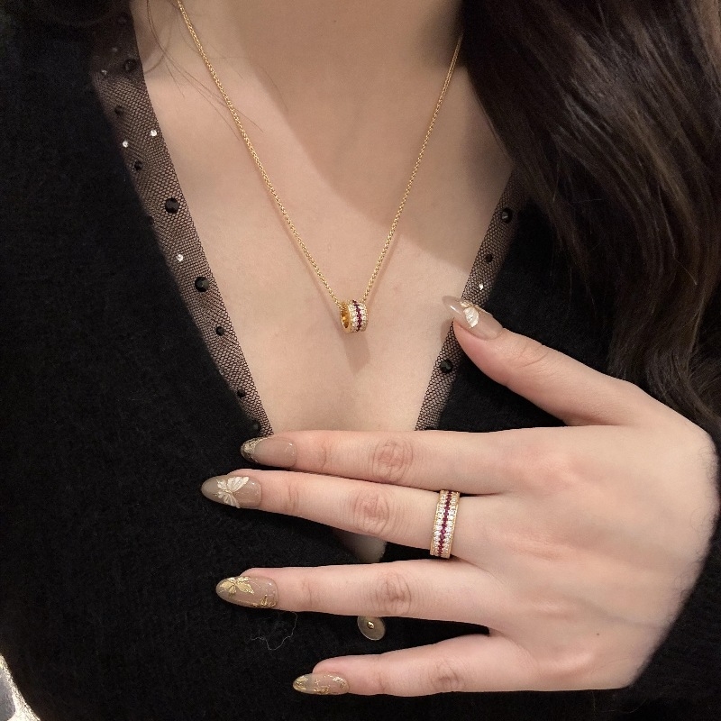 Bakreni set: ogrlica i narukvica s elektroplatiranjem, Chopin lanac, proljeće 2024, lagani luksuz