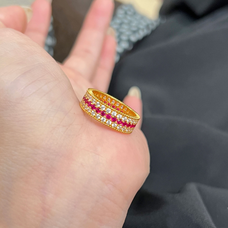 Bakreni set: ogrlica i narukvica s elektroplatiranjem, Chopin lanac, proljeće 2024, lagani luksuz