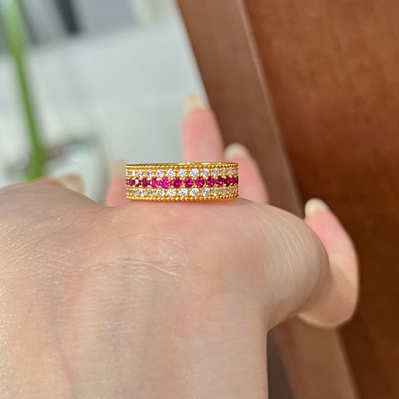 Bakreni set: ogrlica i narukvica s elektroplatiranjem, Chopin lanac, proljeće 2024, lagani luksuz