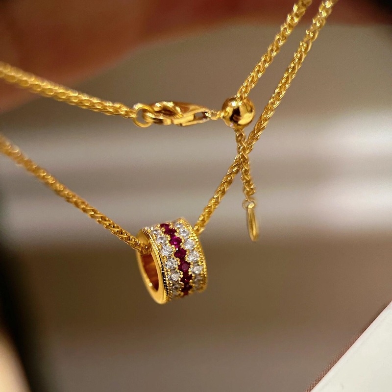 Bakreni set: ogrlica i narukvica s elektroplatiranjem, Chopin lanac, proljeće 2024, lagani luksuz