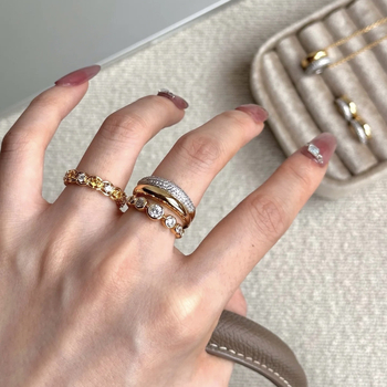 Unisex bakreni set ogrlice i ručnih nakita, elektroplatina, O-vezica, privjesak od legure