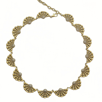 Geometrijski šuplji naušnice i ogrlica – legura, elektroplatina, kristali, lagani luksuz stil