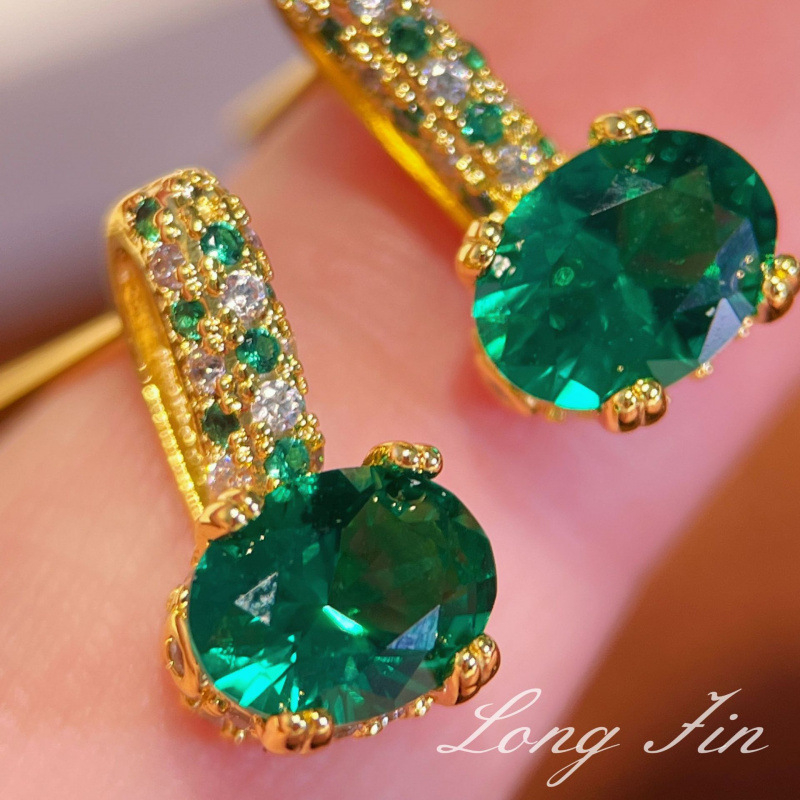 Set ogrlice i naušnice s bakrenim privjeskom na običnom lancu, vintage retro stil, elektroplatiranje