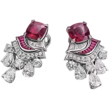 Set narukvice i naušnica s motivom krune, bakar, elektroplating, ugradnja kamenja