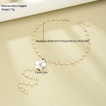 Ogrlica od cinkove legure, uvijeni lanac, privjesak od legure, težina 12 g, jedinstven stil