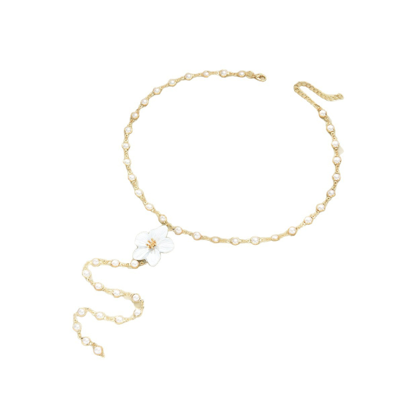 Ogrlica od cinkove legure, uvijeni lanac, privjesak od legure, težina 12 g, jedinstven stil