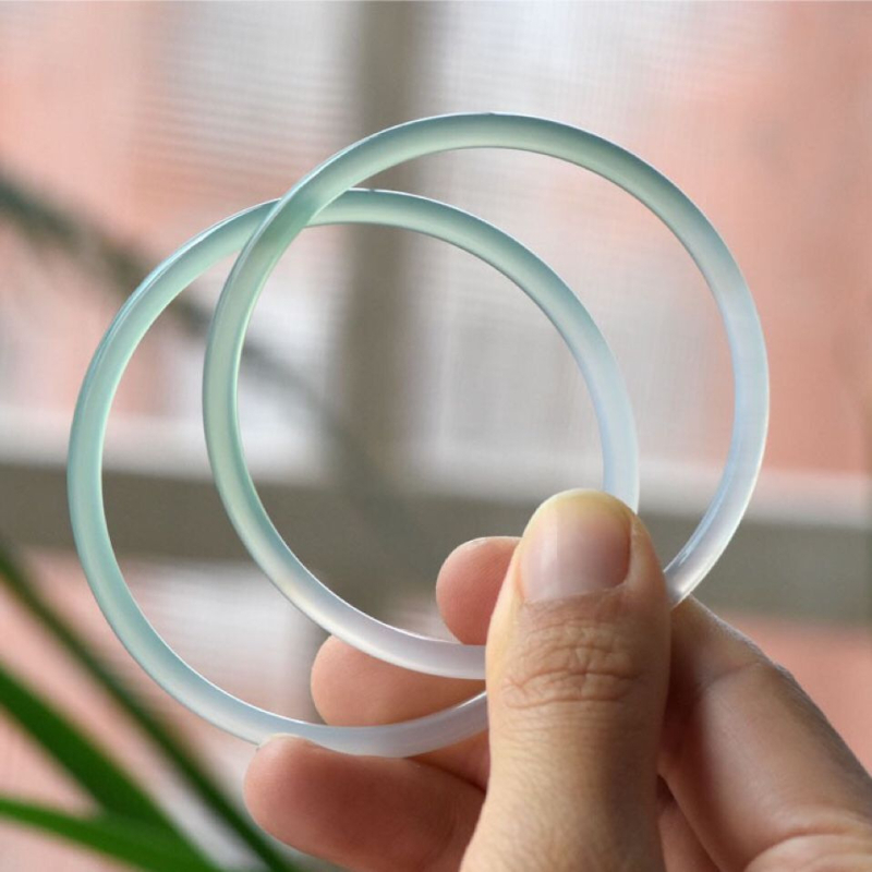 Achalcedon karkötő, természetes kivitel, kör alakú, lógó dísz, luxus stílus