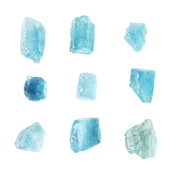 Purple Rhyme Piatră de Pandantiv din Acvamarin, Piatră Brută Naturală, Claritate VS, Pandantiv Atârnat