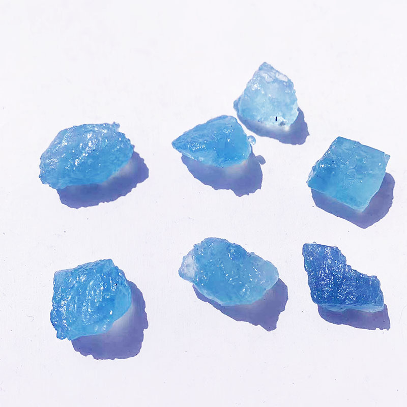 Purple Rhyme Piatră de Pandantiv din Acvamarin, Piatră Brută Naturală, Claritate VS, Pandantiv Atârnat