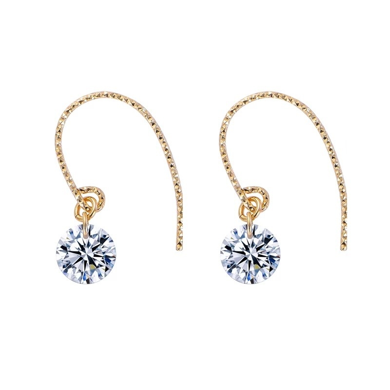 Cercei geometrici din argint 925 – stil coreean, execuție precisă