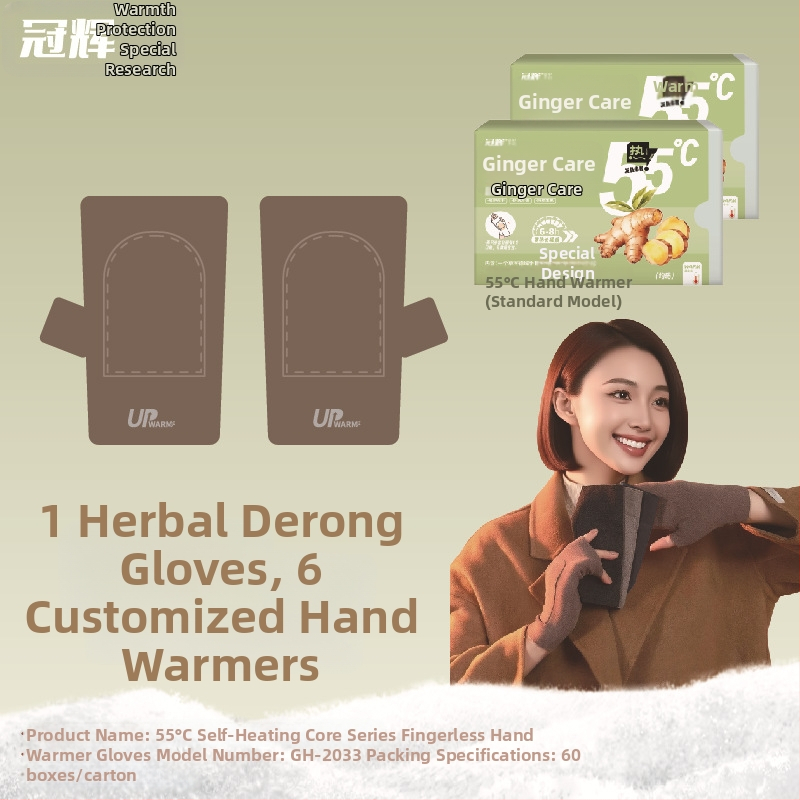 Savarankiškai šildančios kelio pagalvėlės ir pirštinės, 55°C, vokiečių velūras šildymui, žolelių pleistrai su Artemizija ir imbieru