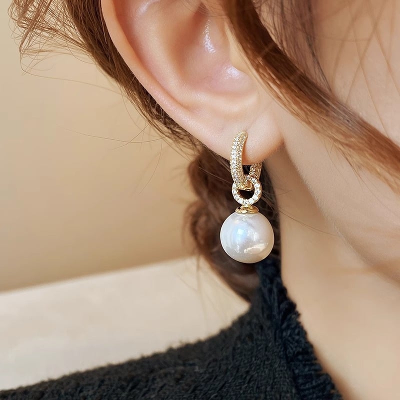 Bakrene naušnice Feather, geometrijski stil, minimalističke, elektroplatirane za žene