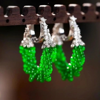 Naušnice od legure s geometrijskim dizajnom, elektroplatirane, elegantan stil za žene