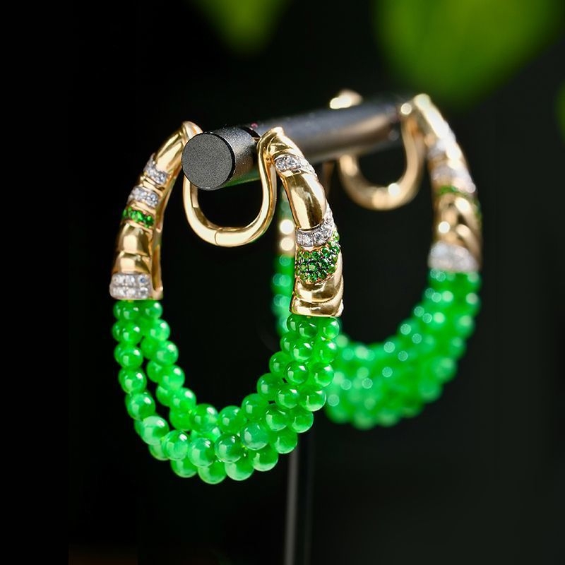 Naušnice od legure s geometrijskim dizajnom, elektroplatirane, elegantan stil za žene