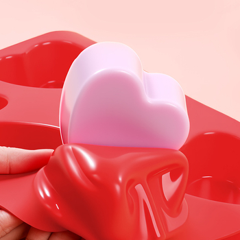 Silikonska forma za mousse sa srcolikim oblikom, model JSC379