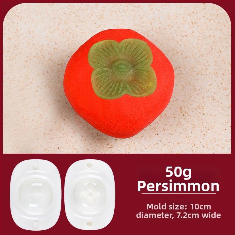 Set kalupa za mooncake s dizajnom trešnjinog cvijeta, ABS materijal, nepravilan oblik, pakiranje 50 g, kantonski stil